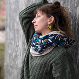 SET - Terrazzo Earrings and assorted warm snood - in collaboration with Maximo Creation